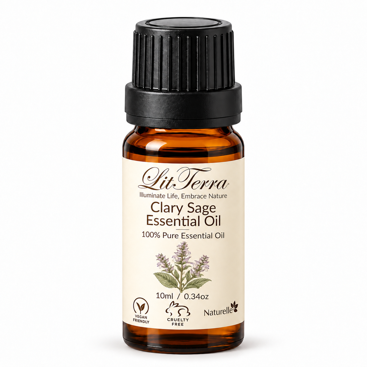 LitTerra 快樂鼠尾草精油 10 mL｜100% 純精油