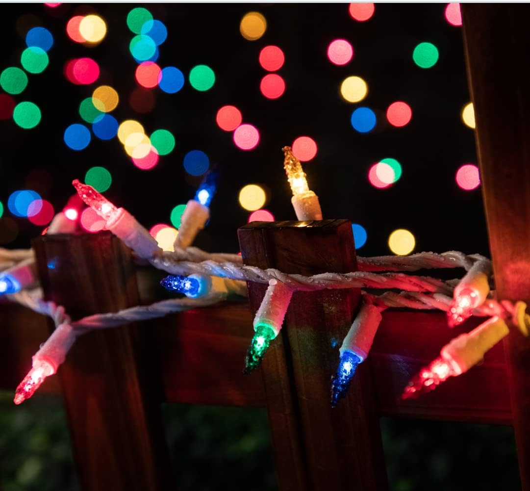 FESTIA Halloween & Christmas Lights - Orange Warm White Multicolor String Lights [100-300ct Connectable] Indoor Outdoor