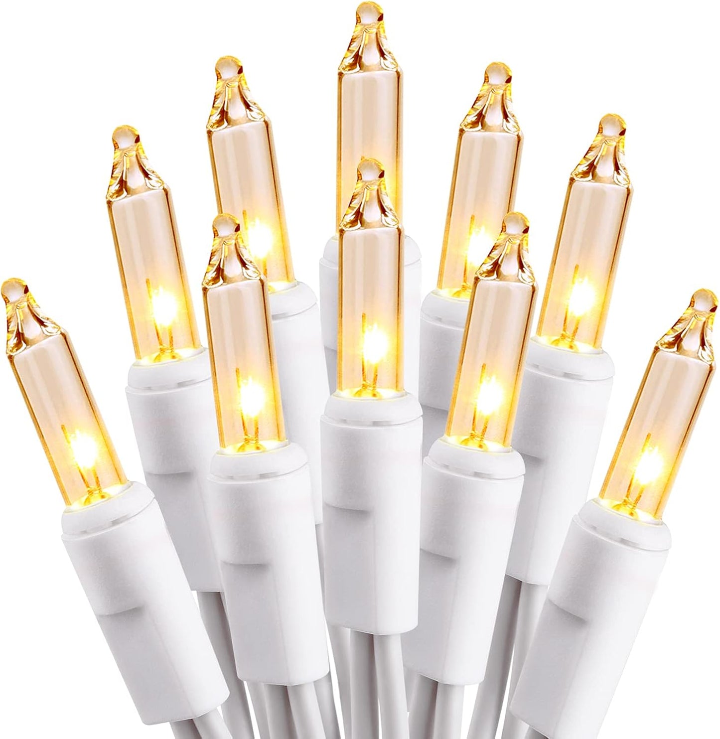 FESTIA Halloween & Christmas Lights - Orange Warm White Multicolor String Lights [100-300ct Connectable] Indoor Outdoor