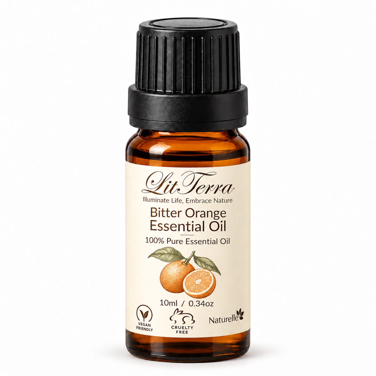 LitTerra Bitter Orange Essential Oil - 100% Pure, 10 mL